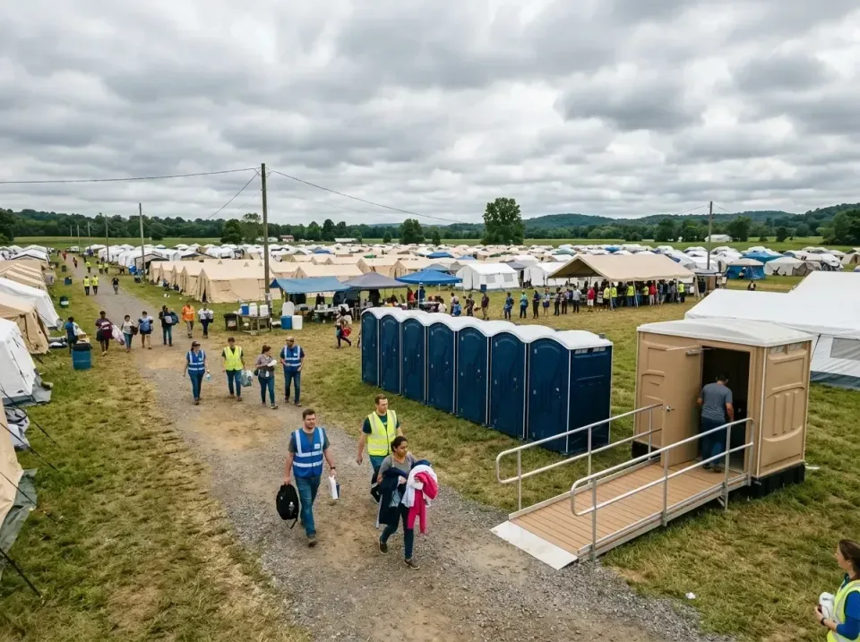 disaster-relief-camp-restrooms-010 — frequently asked questions, Dumpster & Portable Bathrooms Rental in Decatur, IL